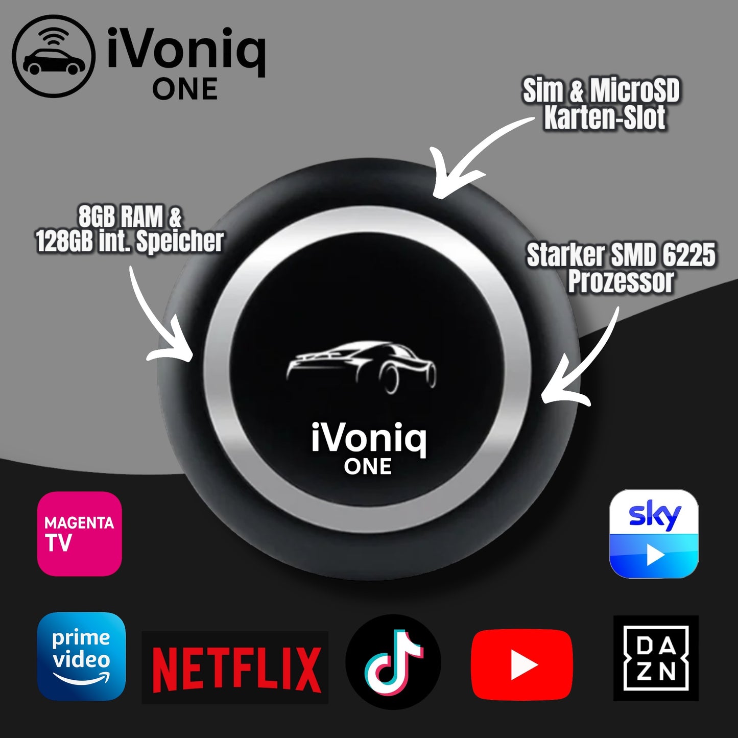 iVoniq ONE - Mehr Drive. Mehr Stream. Mehr Erlebnis.
