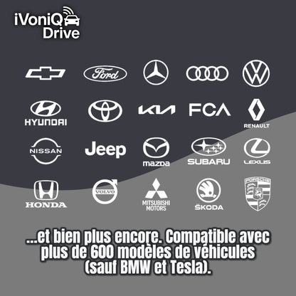 iVoniQ Drive – Adaptateur sans fil CarPlay et Android Auto