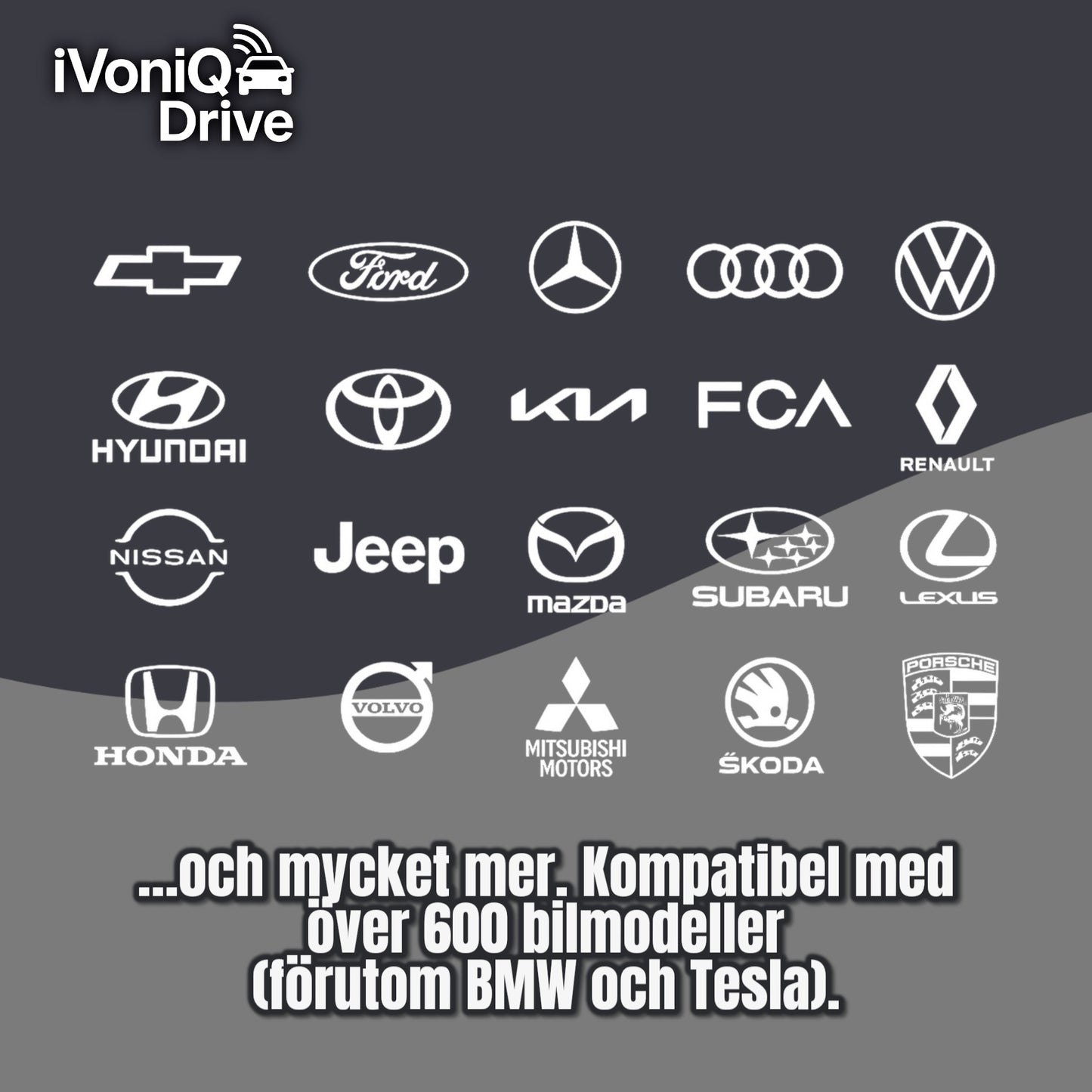 iVoniQ Drive – Trådlös frihet med CarPlay & Android Auto