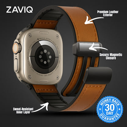 ZAVIQ Fusion - Magnetic Leather Strap