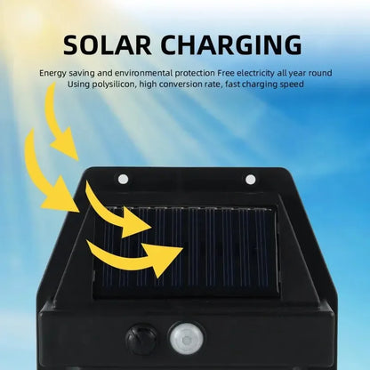 Solar Wandleuchte Außen – LED Laterne mit Bewegungsmelder | Kabellos & Wasserdicht